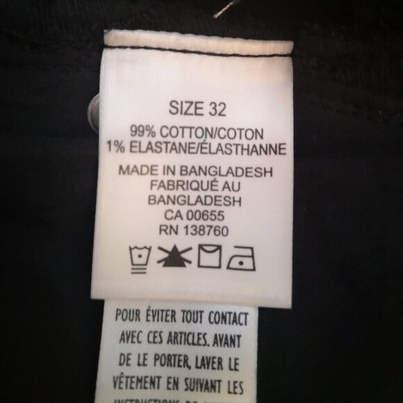 NWT DC Jeans Curvy Fit Ladies Size 32 Straight Leg Black Jeans - Picture 6 of 15